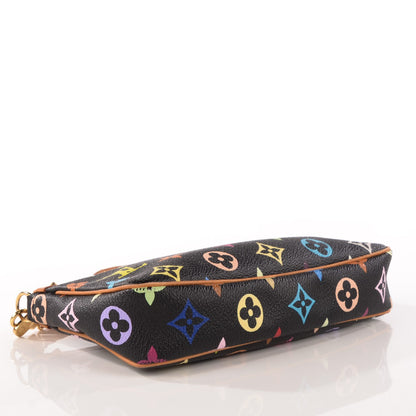 Louis Vuitton Monogram Multicolor Pochette Accessories Black 4 of 7
