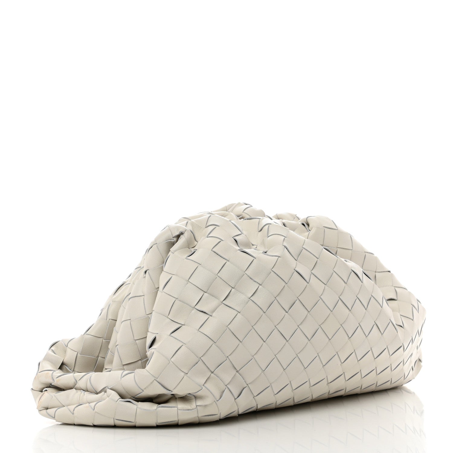 Bottega Veneta Nappa Maxi Intreccio The Pouch Oversized Clutch Plaster 3 of 8