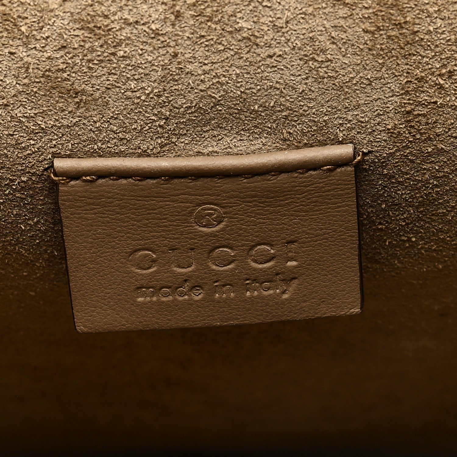Gucci GG Supreme Monogram Suede Small Dionysus Shoulder Bag Taupe 6 of 9