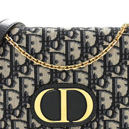 Christian Dior Oblique 30 Montaigne 2-In-1 Pouch Blue 7 of 9