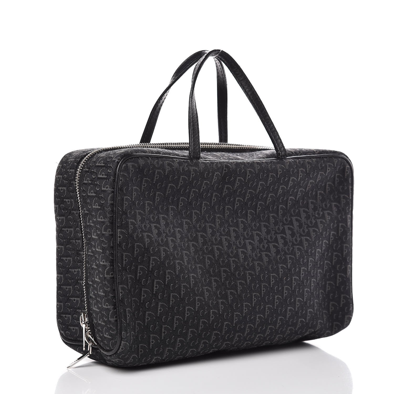 Christian Dior Monogram Canvas Travel Pouch Navy Blue 3 of 11