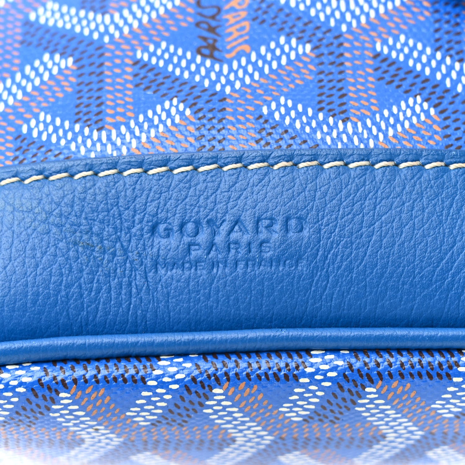 Goyard Goyardine Petit Flot Bucket Bag PM Sky Morning 6 of 11
