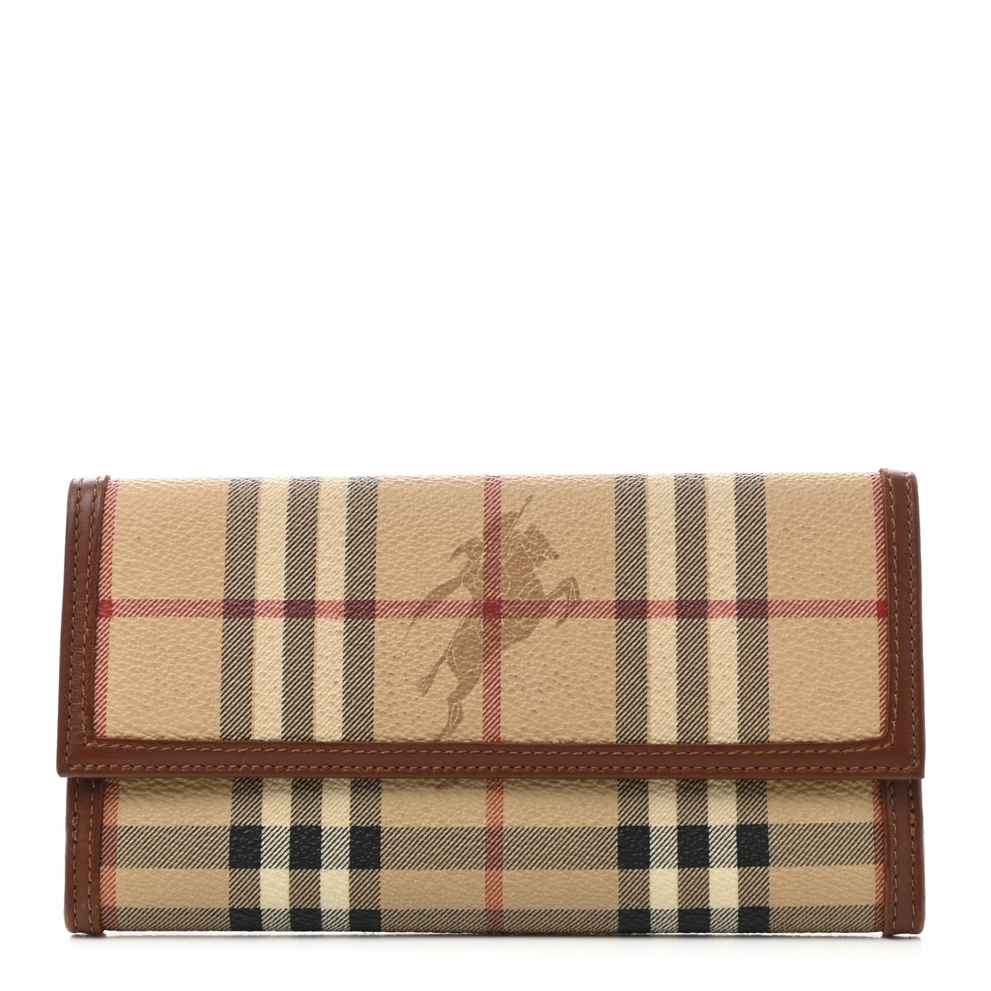 Haymarket Check Penrose Continental Wallet Tan