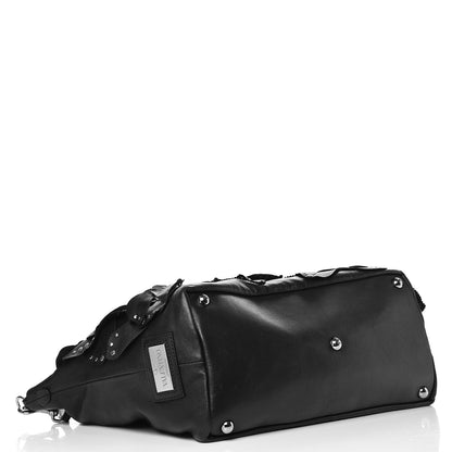 Valentino Garavani Nappa Studded Rosette Tote Black 5 of 16