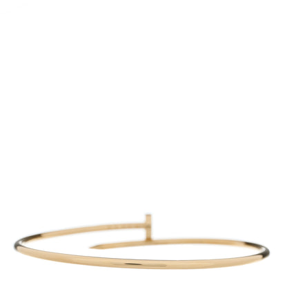 Cartier 18K Yellow Gold Small Juste Un Clou Bracelet 19 2 of 3