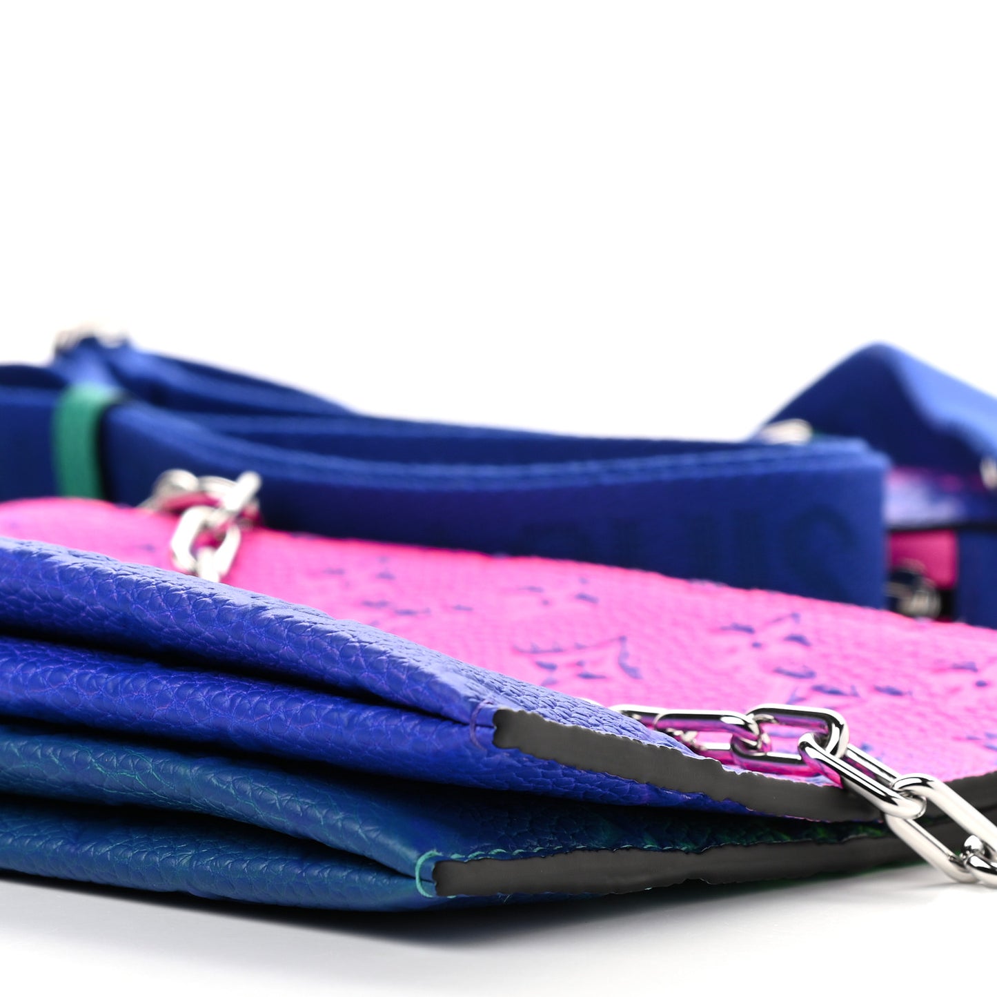 Taurillon Illusion Trio Pouch Bleu Rose