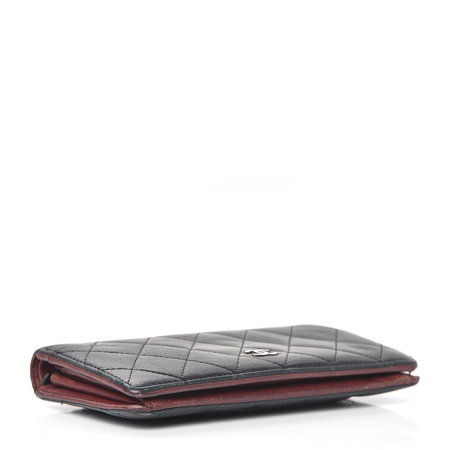 Chanel Caviar Quilted Yen Wallet Black 4 of 20