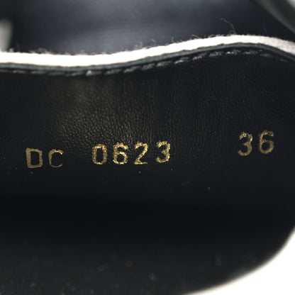 Christian Dior Canvas Walk'N'Dior Low Top Sneakers 36 Black 8 of 8
