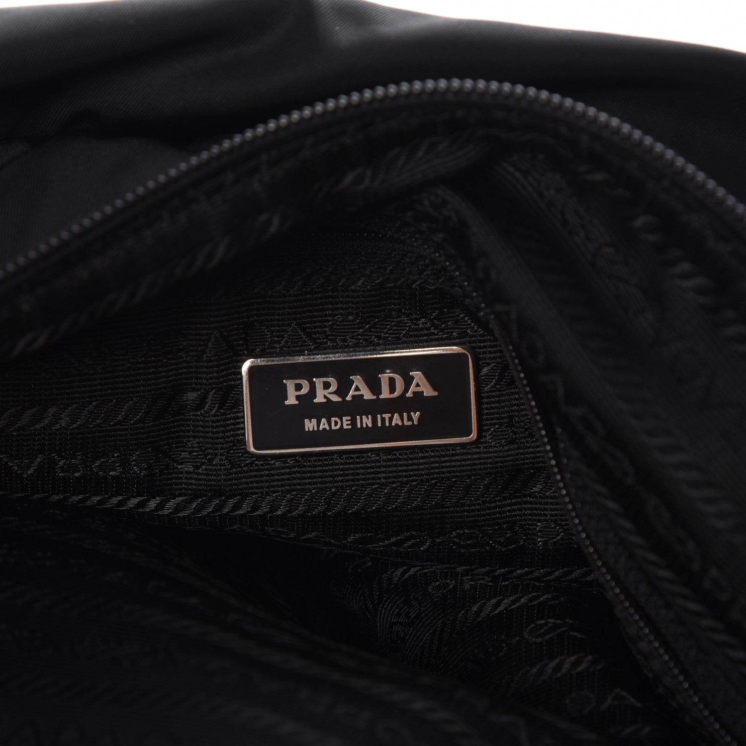 Prada Nylon Vela Messenger Bag Black 6 of 7