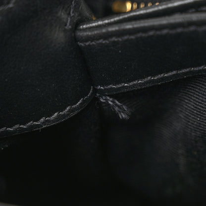 Saint Laurent Calfskin Y Quilted Monogram Toy Loulou Crossbody Bag Black 10 of 19