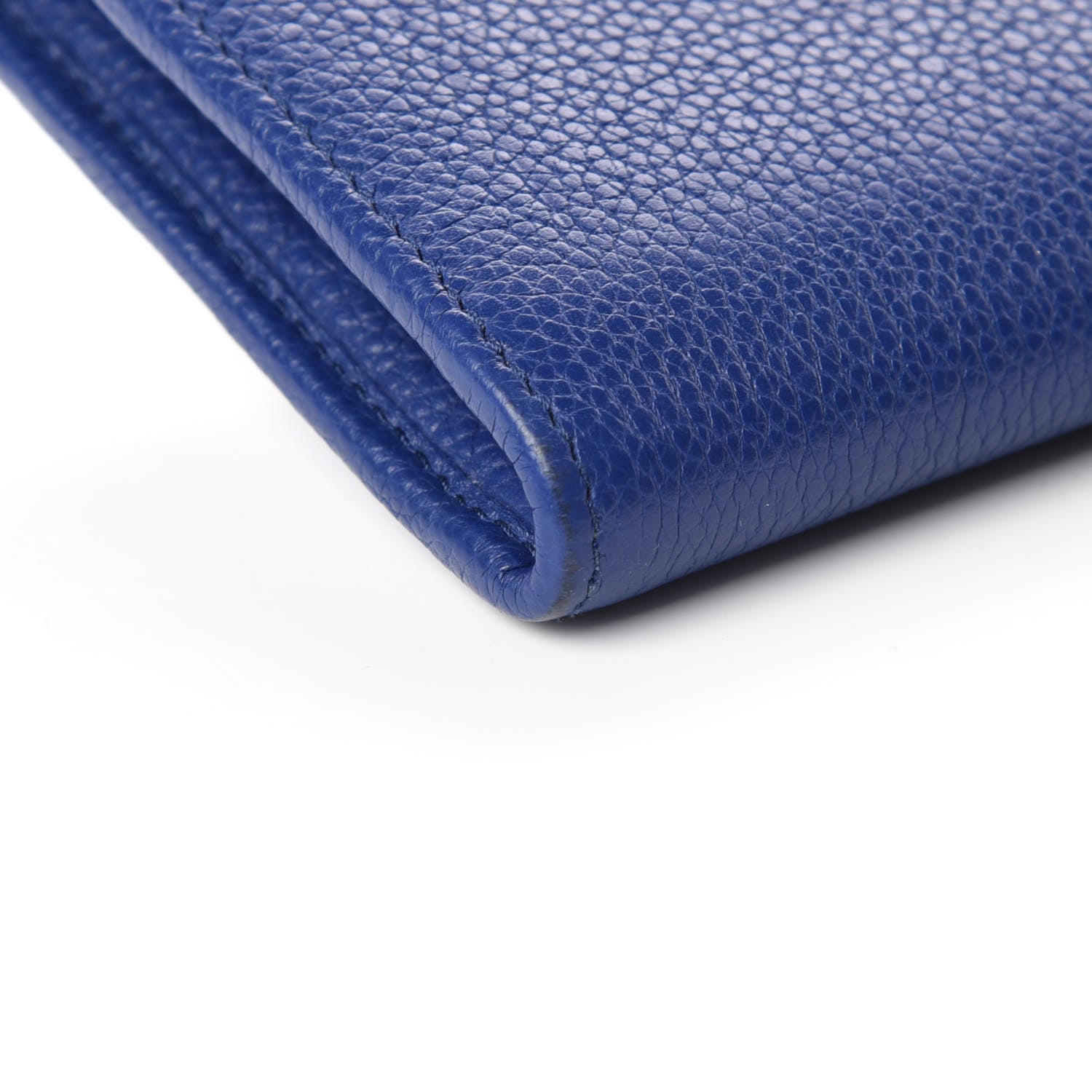 Prada Vitello Grain Zip Around Wallet Inchiostro 8 of 10