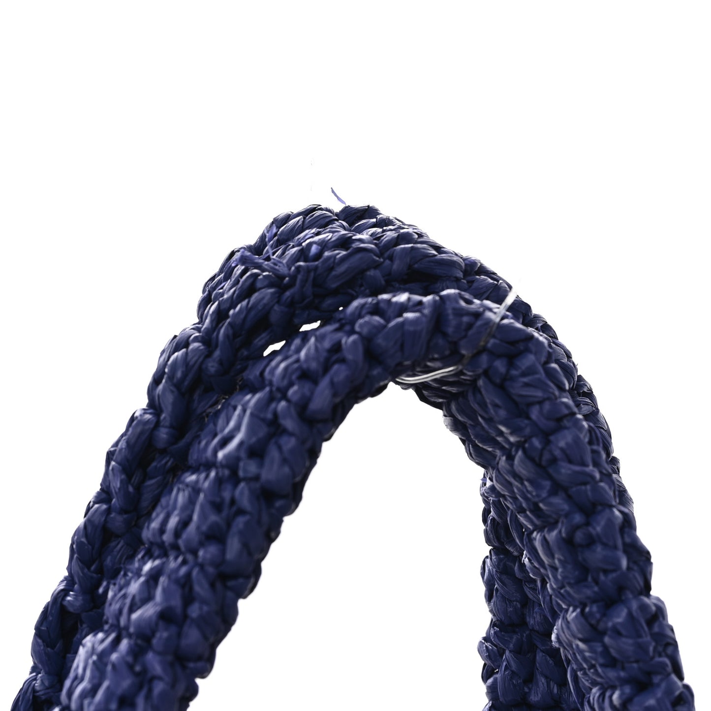 Raffia Rive Gauche Tote Blue