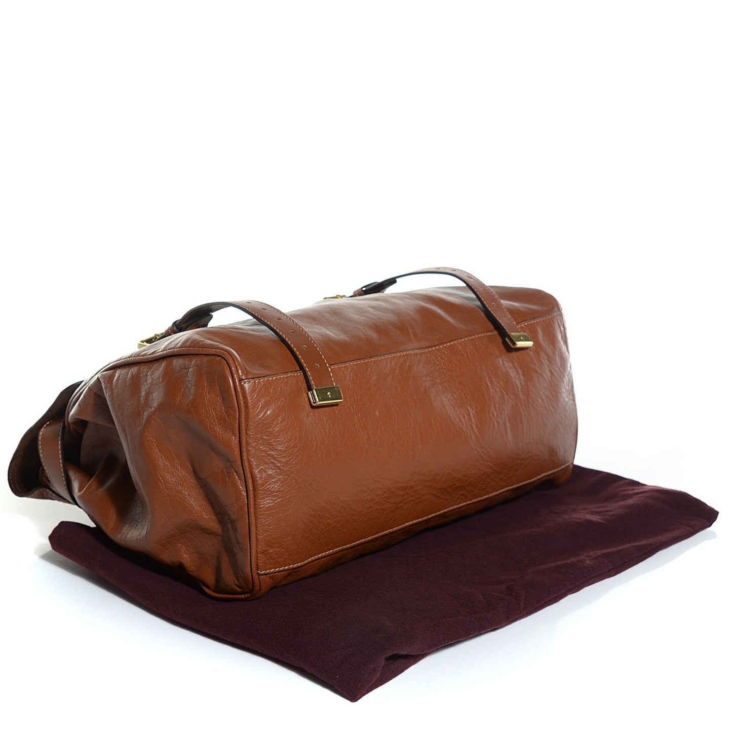 Soft Buffalo Leather Oversized Alexa Oak