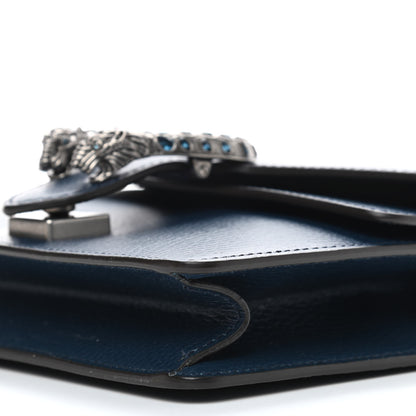 Gucci Dollar Calfskin Crystal Mini Dionysus Shoulder Bag Blue Agata Montana Sapphire 10 of 10