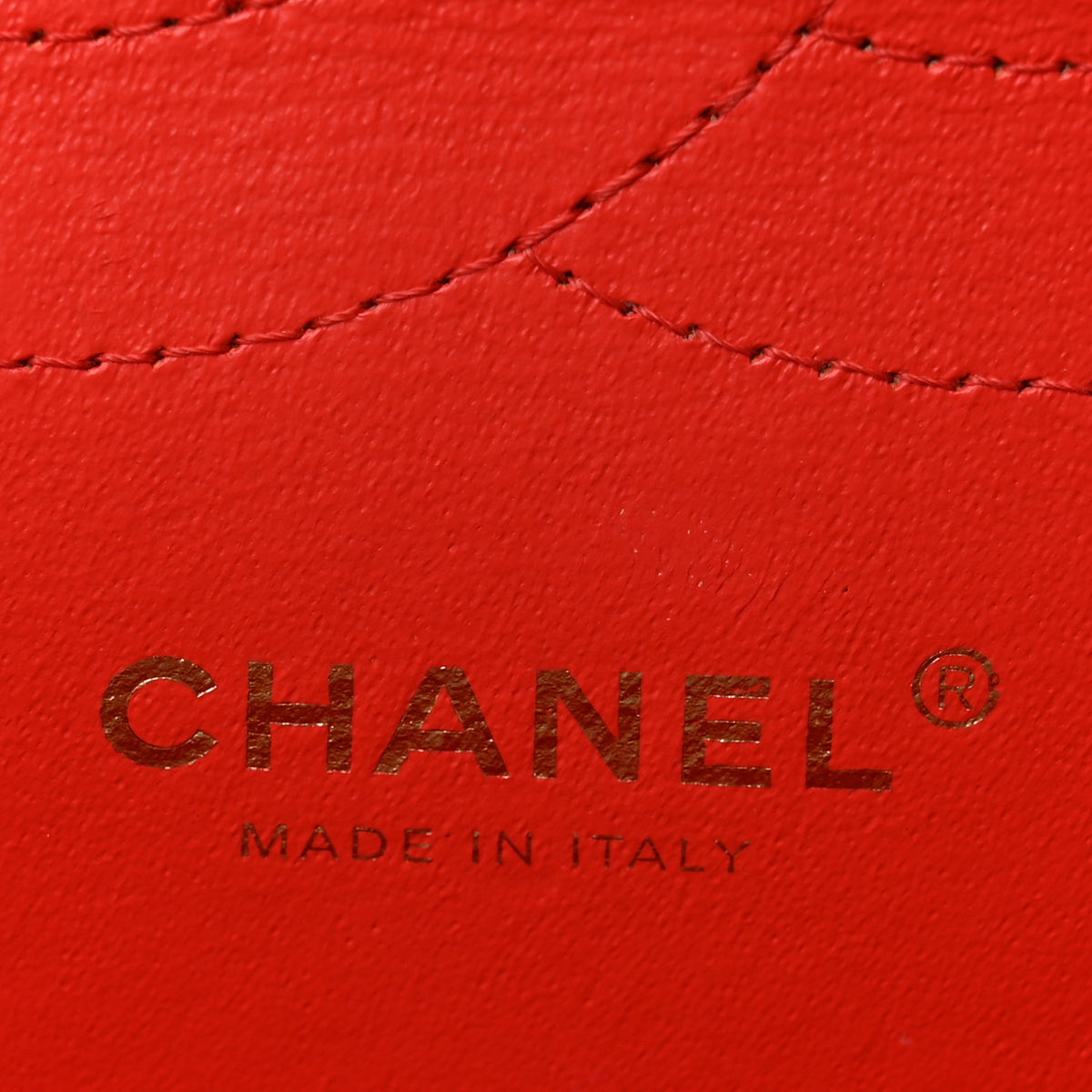 Caviar Quilted Jumbo Double Flap Red