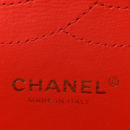 Chanel Caviar Quilted Jumbo Double Flap Red 6 of 10