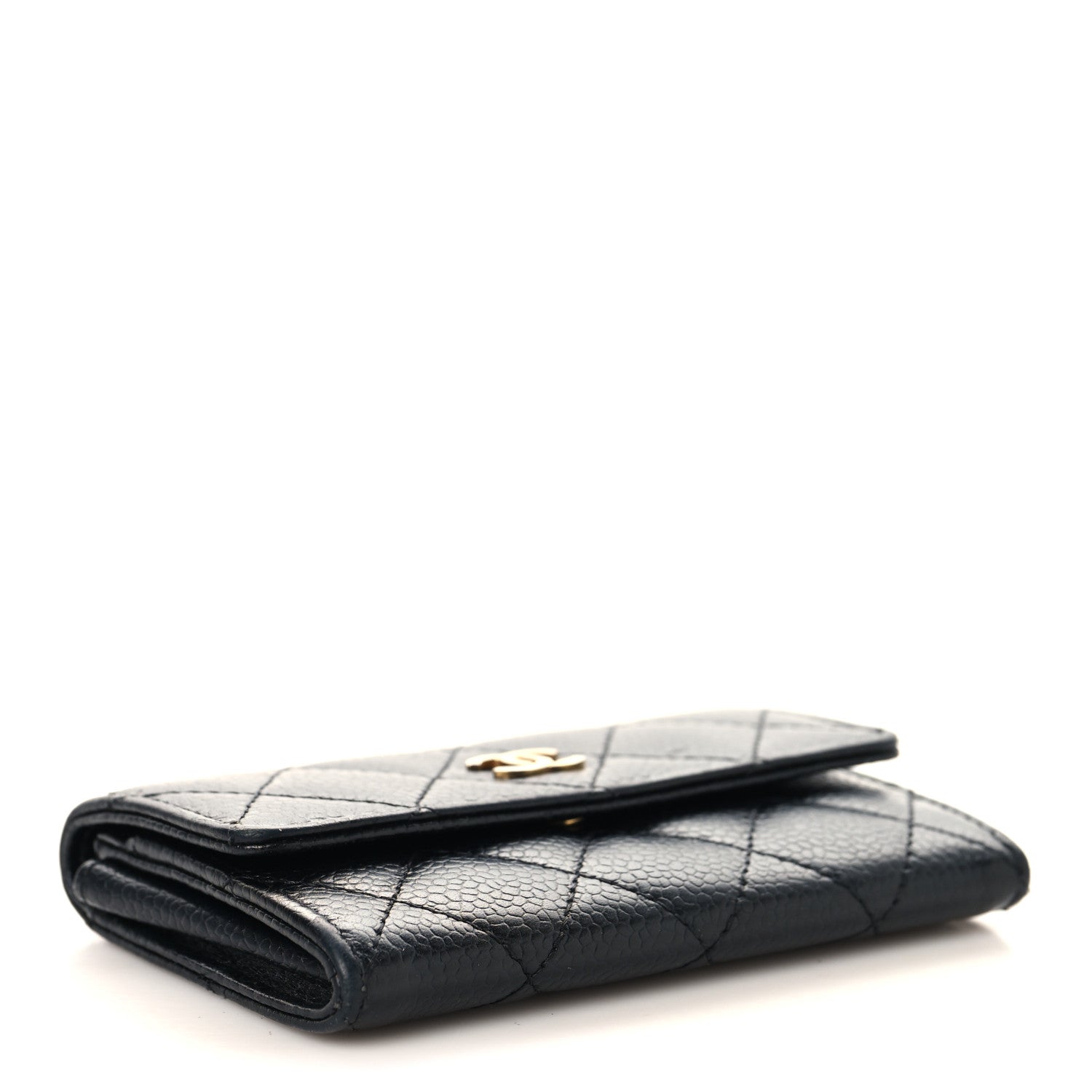 Chanel Caviar Quilted Flap Card Holder Black 4 of 8