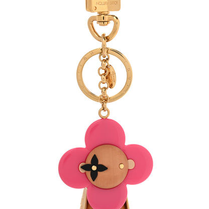 Louis Vuitton Resin Wood Vivienne Bag Charm Pink 3 of 4