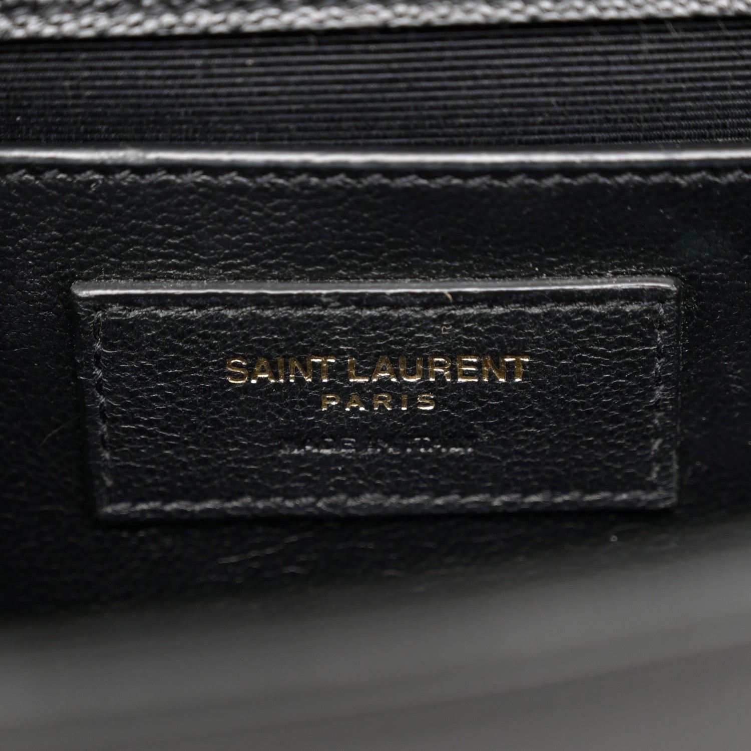 Saint Laurent Grain De Poudre Medium Classic Monogram Kate Satchel Black 7 of 11