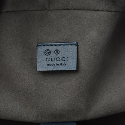 Gucci GG Supreme Monogram Blooms Medium Day Backpack Beige Blue Navy 4 of 9