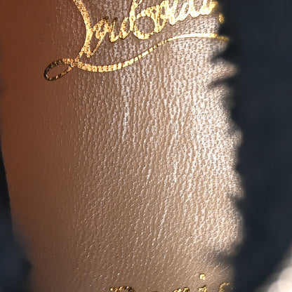 Christian Louboutin Kid Calfskin Shearling Glory Flat Boot 35.5 Version Black 18 of 19