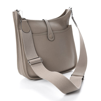 Hermes Taurillon Clemence Evelyne III PM Gris Tourterelle 3 of 11