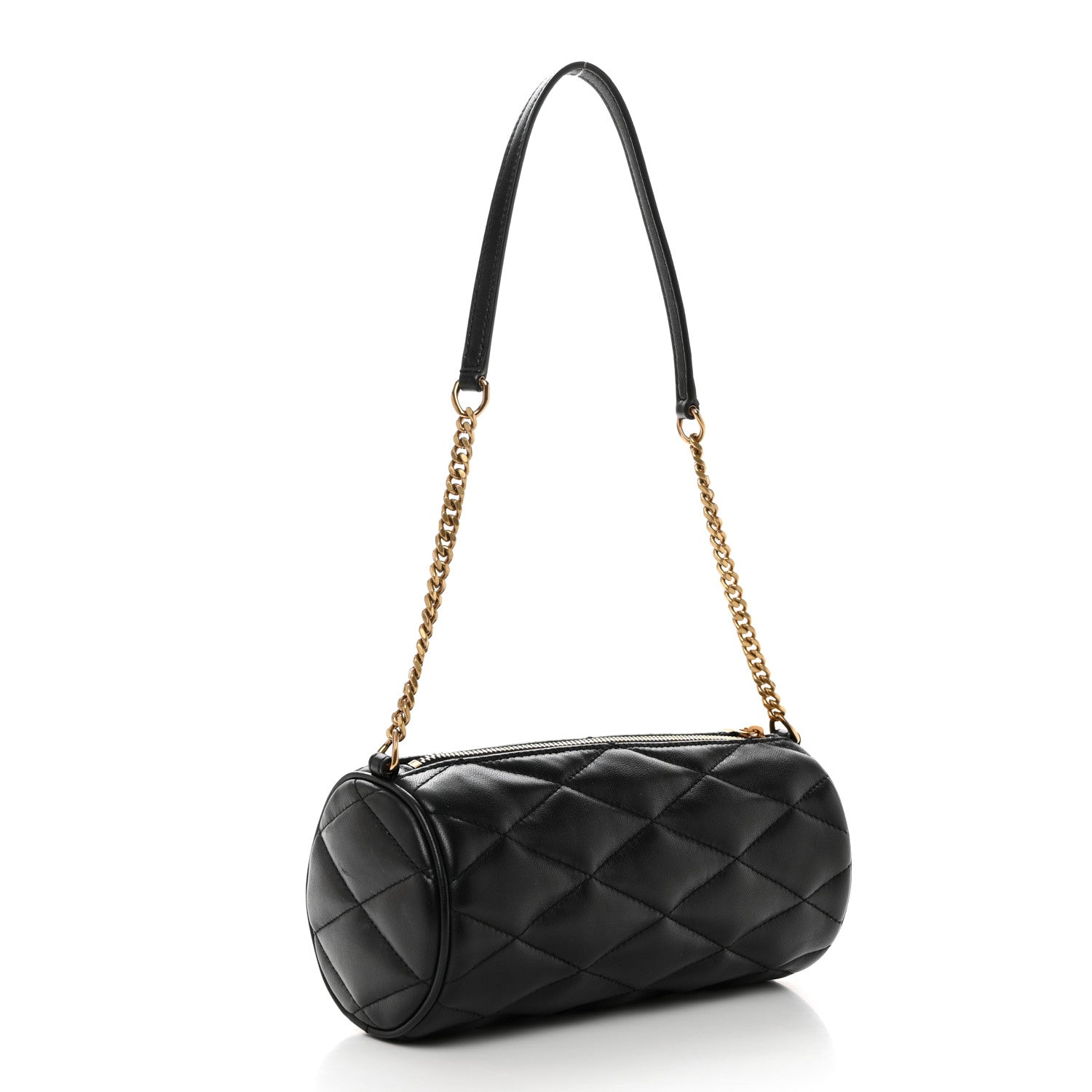 Saint Laurent Lambskin Monogram Mini Sade Tube Bag Black 4 of 11