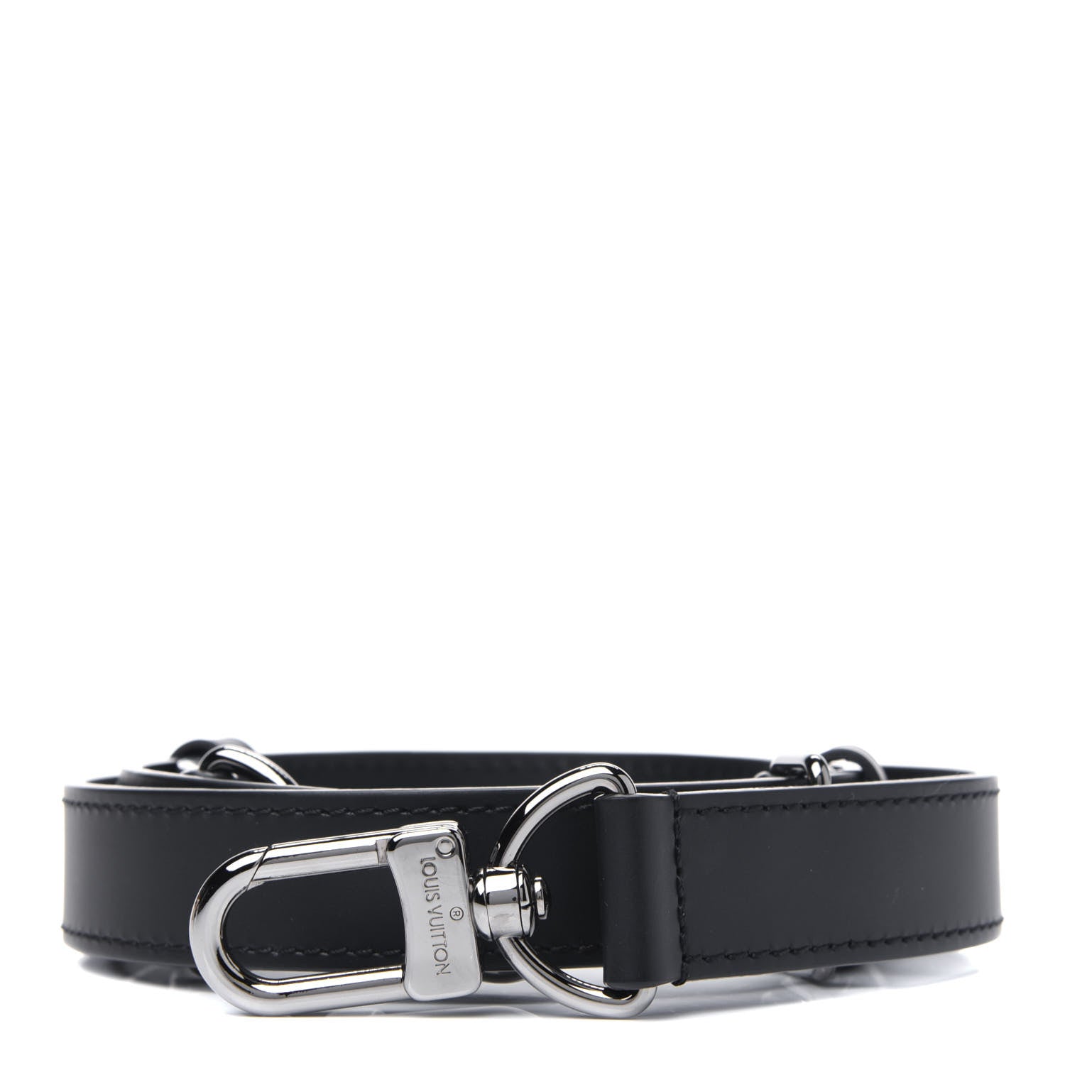 Louis Vuitton Calfskin Adjustable Keepall Bandouliere Shoulder Strap Black 1 of 4