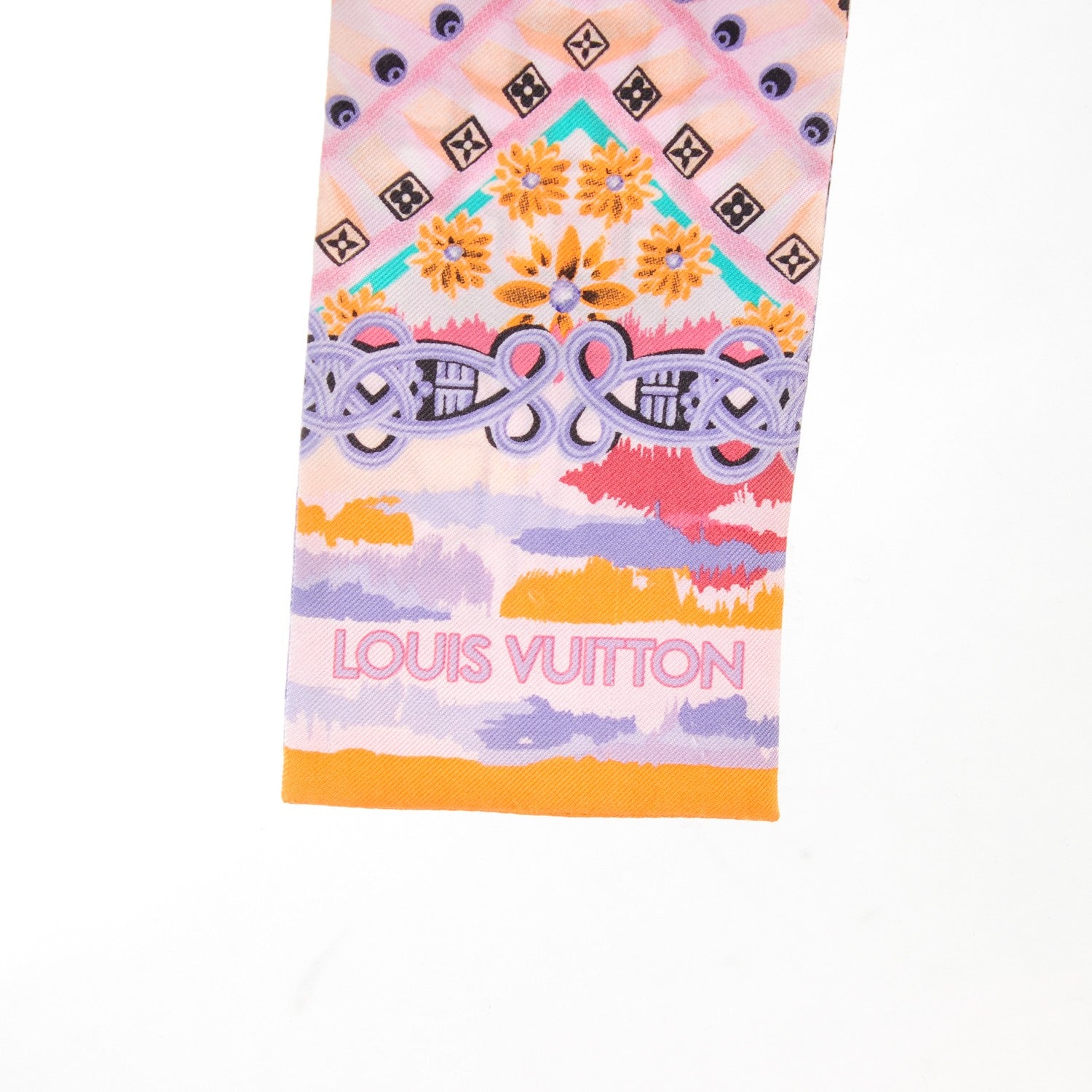 Louis Vuitton Silk Monogram Paradis Bandeau 3 of 5