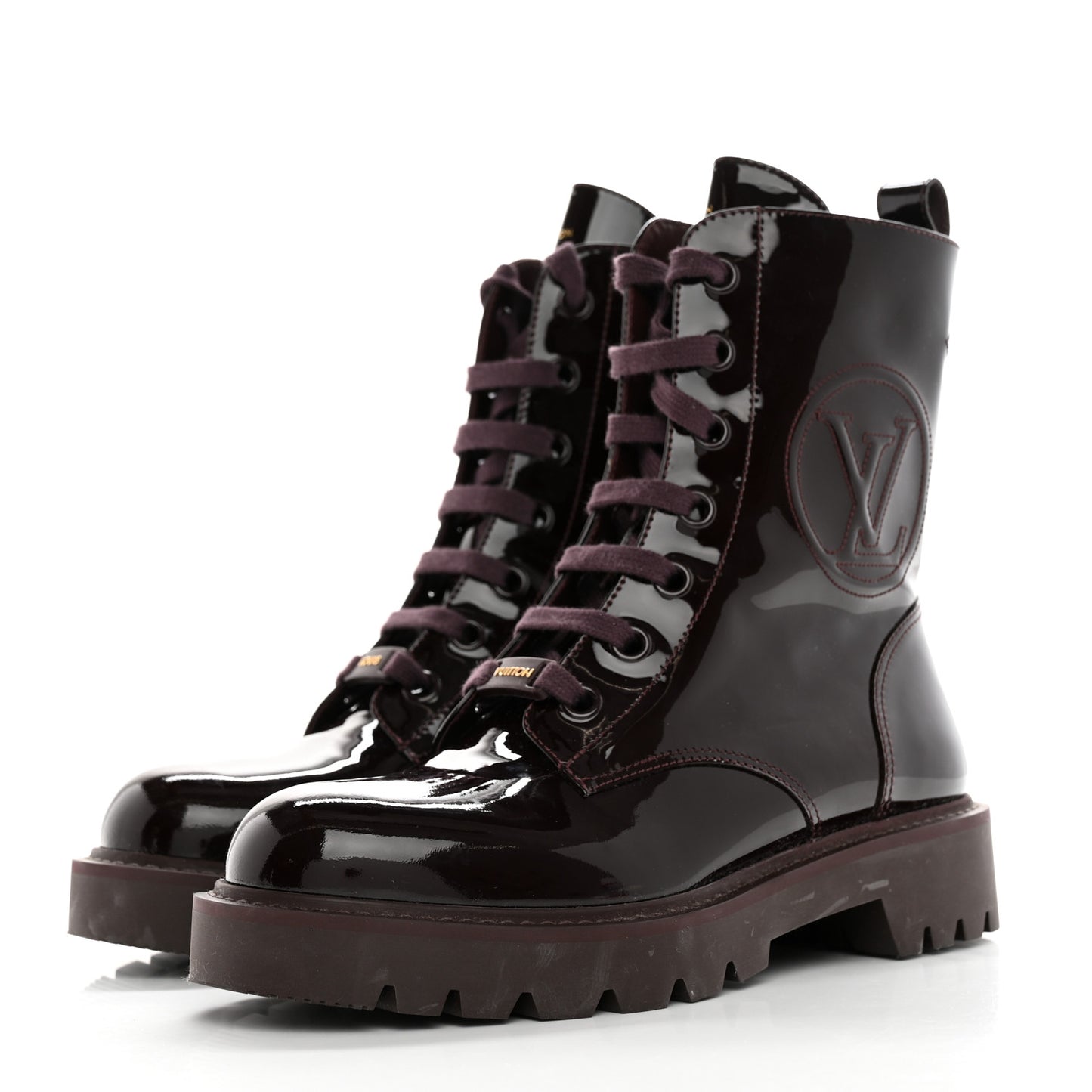 Patent Territory Ranger Boots 37.5 Bordeaux
