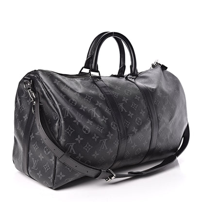 Louis Vuitton Monogram Eclipse Keepall Bandouliere 45 3 of 16