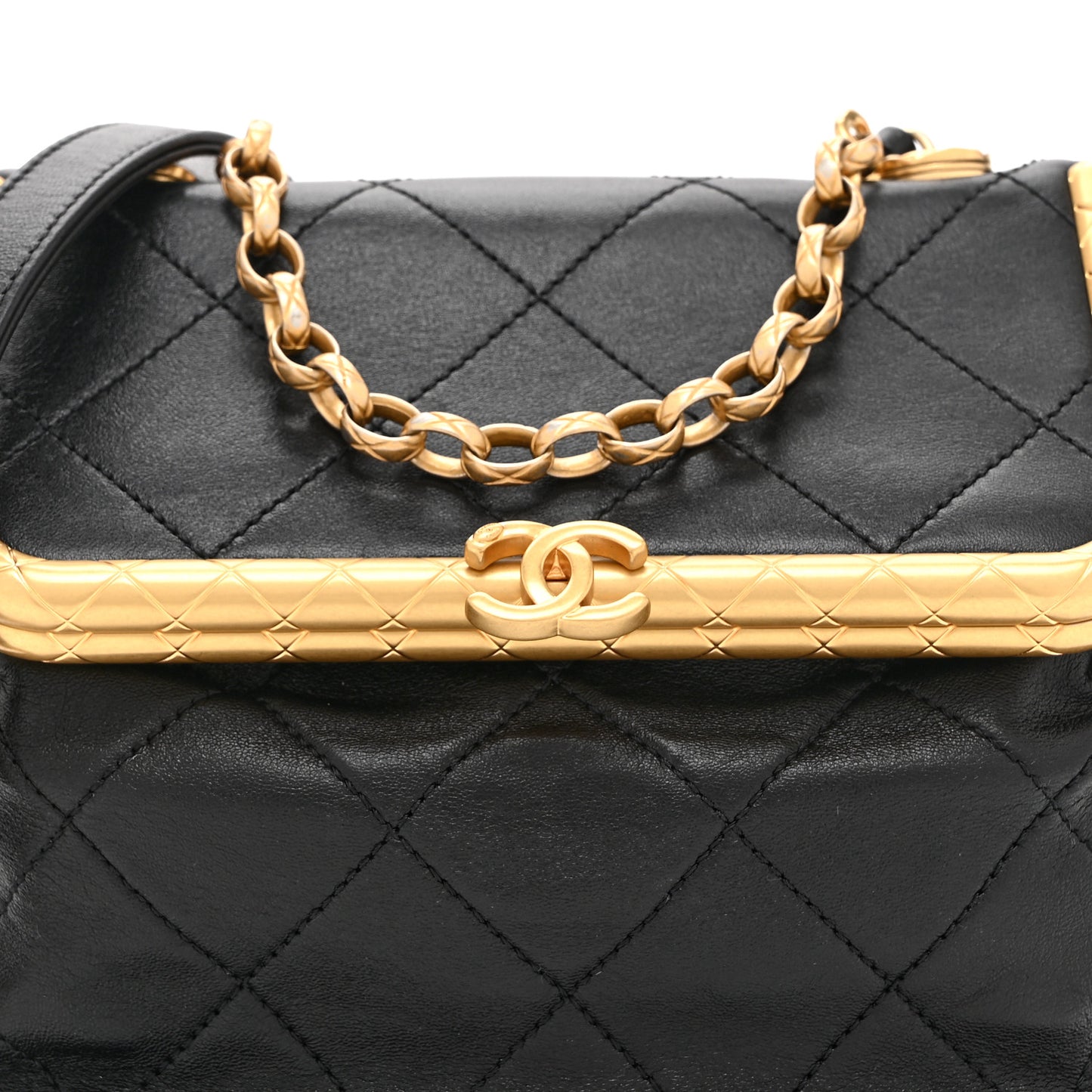 Lambskin Quilted My Crush Bag Black