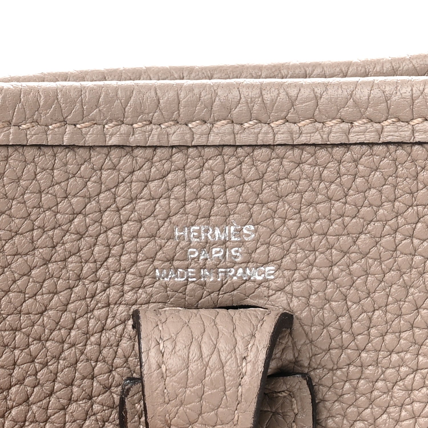 Hermes Taurillon Clemence Evelyne TPM Gris Asphalte 5 of 10