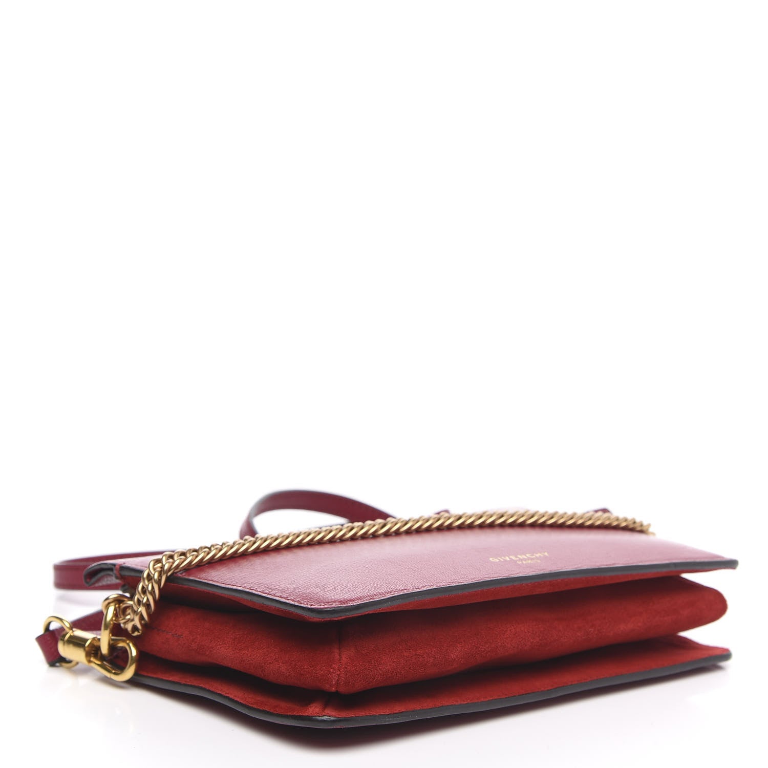 Givenchy Goatskin Suede Cross 3 Crossbody Bag Fig Pink Cherry 4 of 10