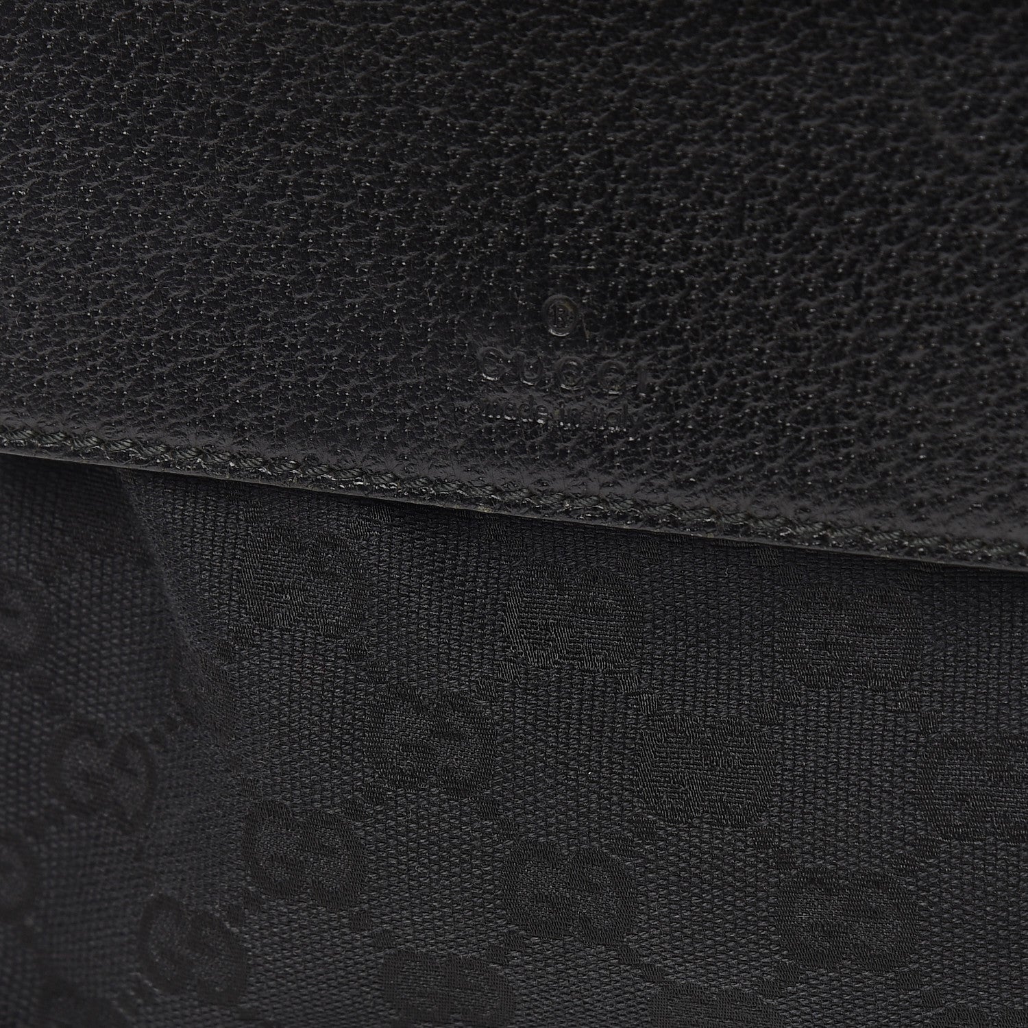 Gucci Monogram Web Medium Double Pocket Messenger Bag Black 10 of 10
