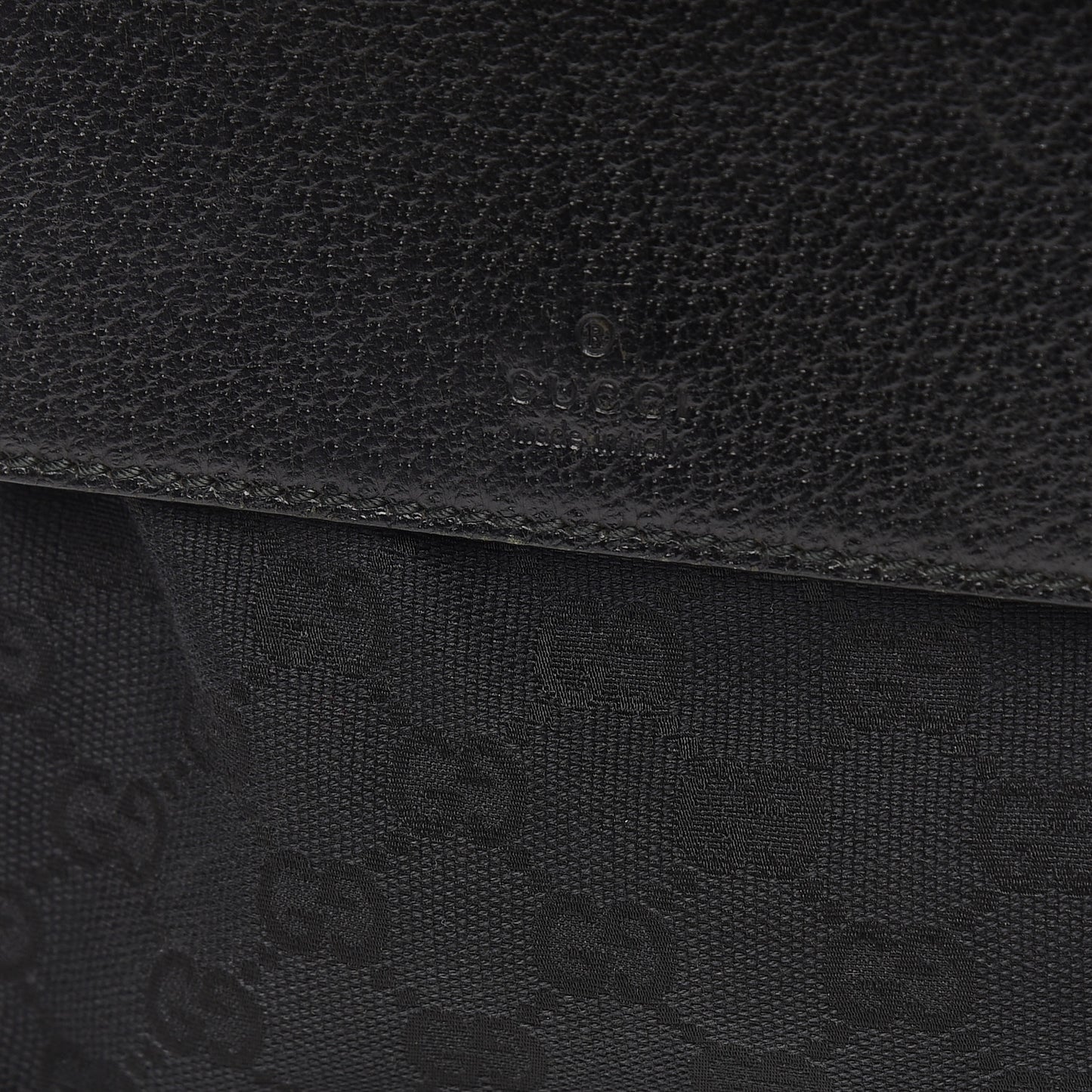 Monogram Web Medium Double Pocket Messenger Bag Black