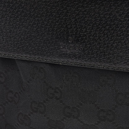 Gucci Monogram Web Medium Double Pocket Messenger Bag Black 10 of 10