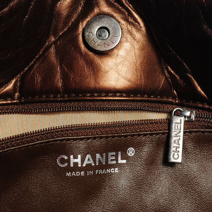 Chanel Aged Calfskin Reissue 2.55 Tote Bronze 7 of 8