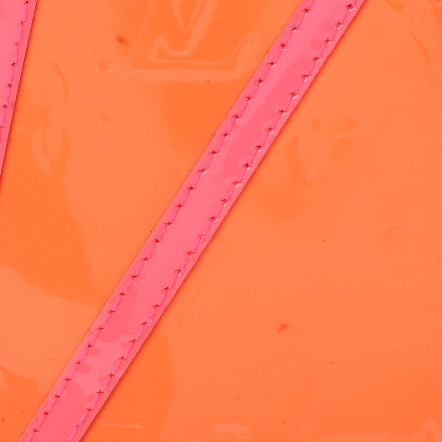 Louis Vuitton Vernis Fluo Reade PM Orange 8 of 10