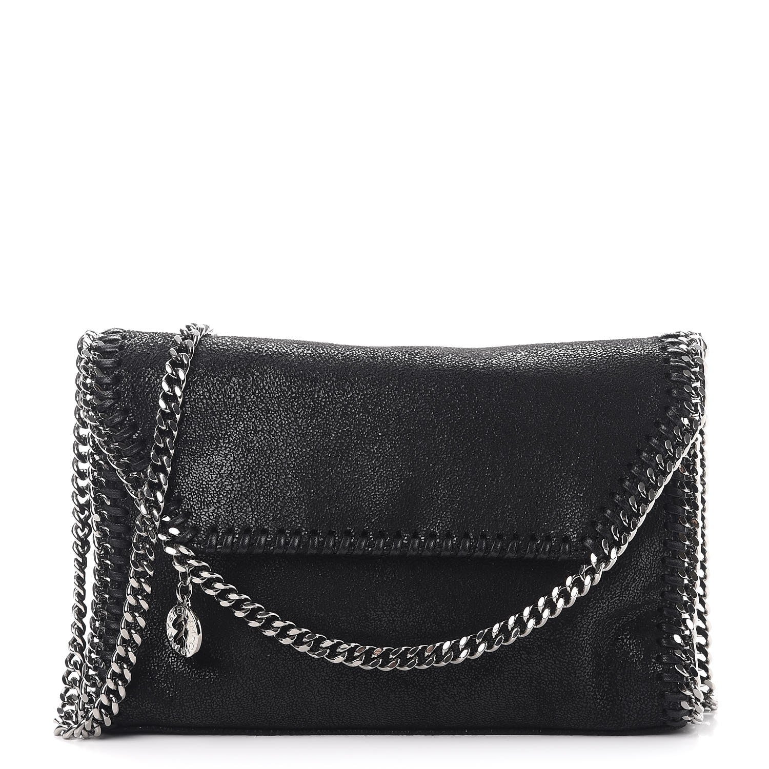 Stella McCartney Shaggy Deer Mini Falabella Shoulder Bag Black 1 of 8