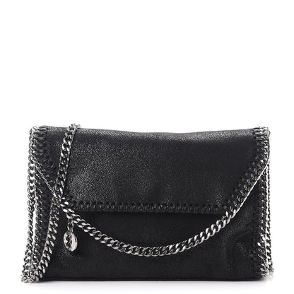 Stella McCartney Shaggy Deer Mini Falabella Shoulder Bag Black 1 of 8
