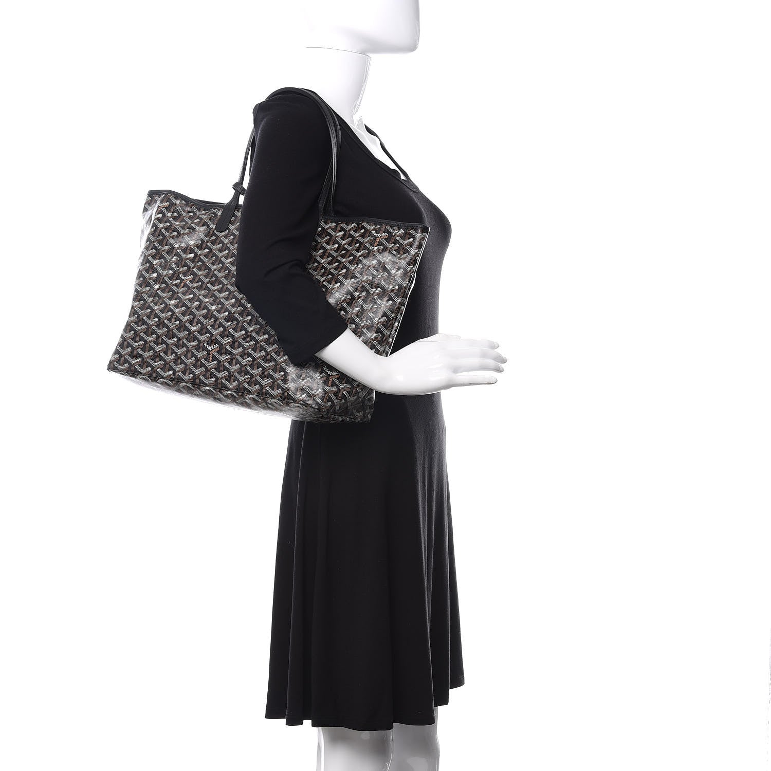 Goyard Goyardine Saint Louis PM Black 2 of 9
