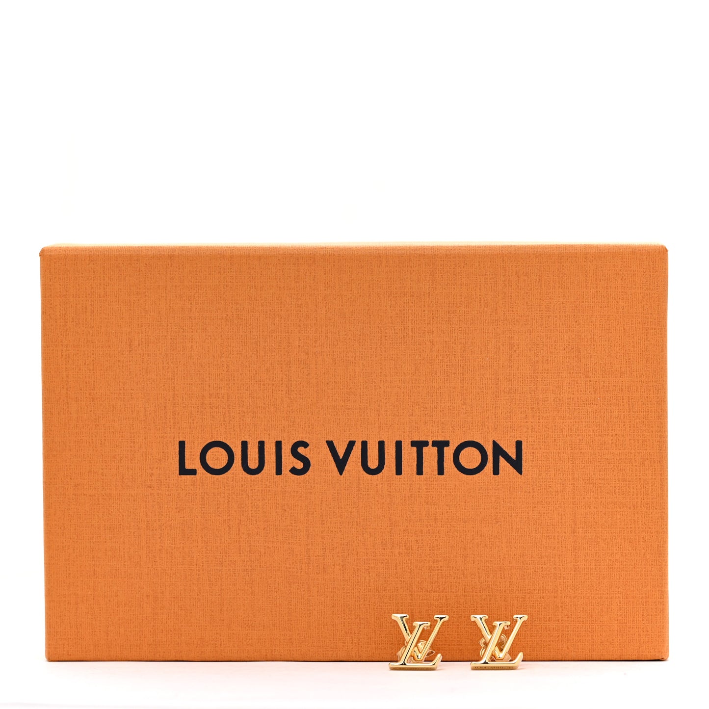 Metal LV Iconic Earrings Gold