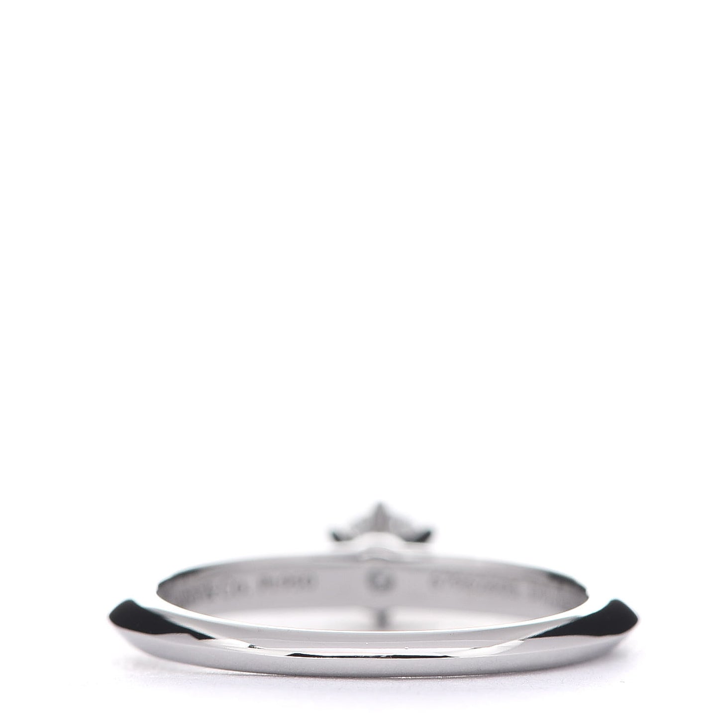 Platinum Diamond .20ct Solitaire Engagement Ring 49 5