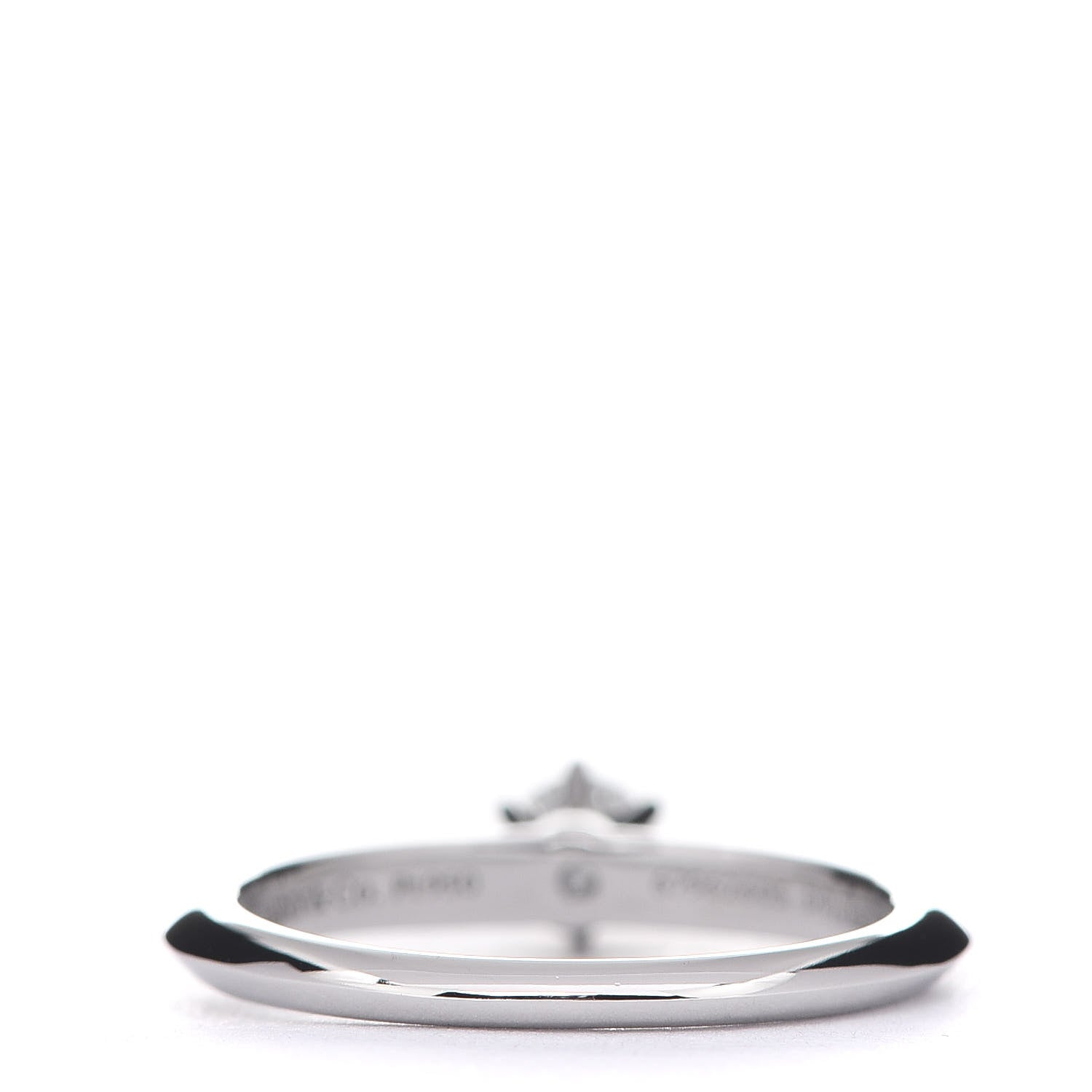Tiffany Platinum Diamond .20ct Solitaire Engagement Ring 49 5 3 of 6