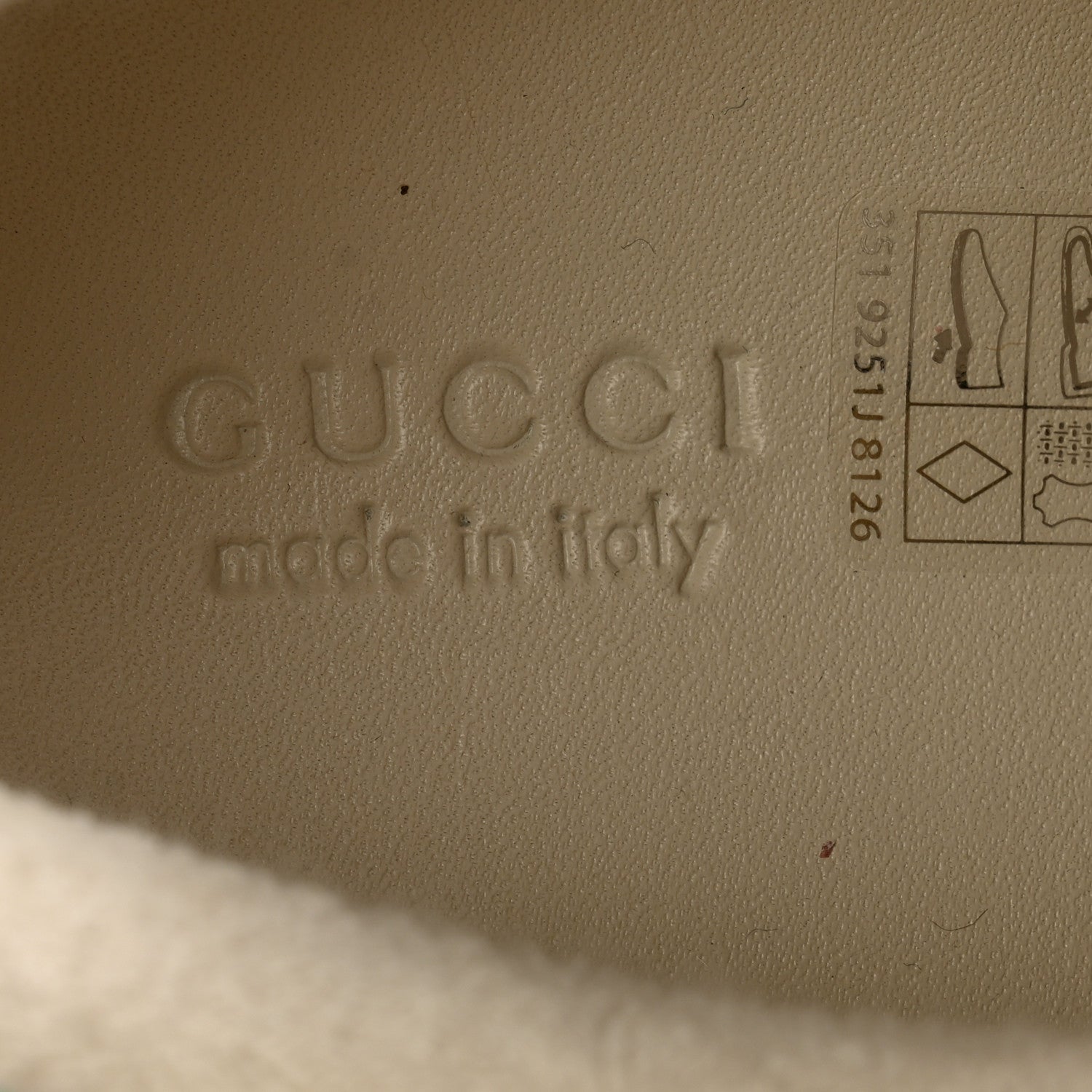 Gucci Lame Canvas Nubuck Crystal GG Monogram Womens Screener 50mm Sneakers 38 Beige Blue Orange 6 of 9