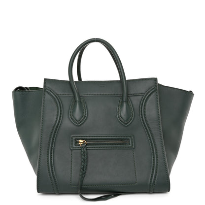 Celine Smooth Calfskin Medium Phantom Luggage Bottle Green Bottle Green 1 of 10