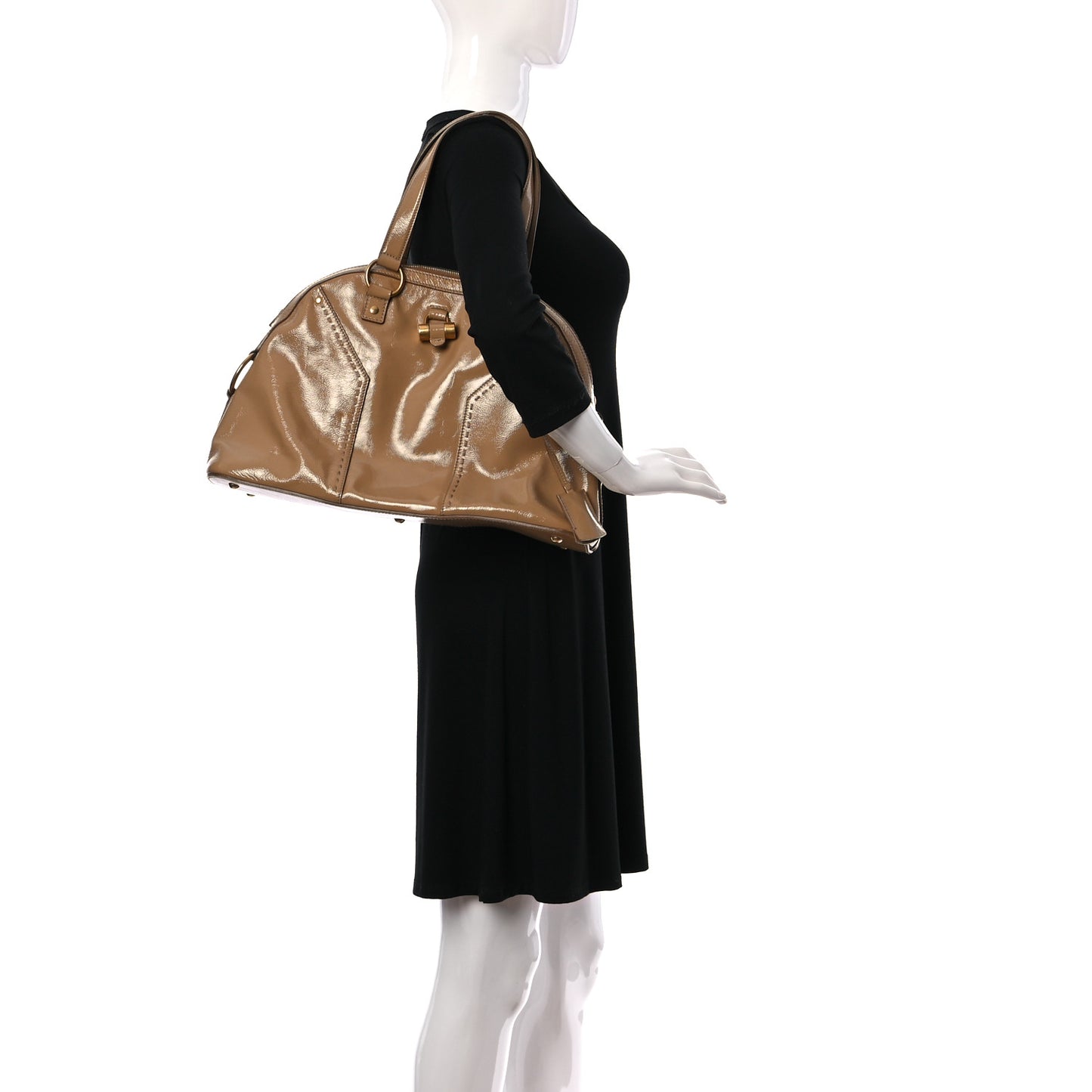 Patent Oversized Muse Beige