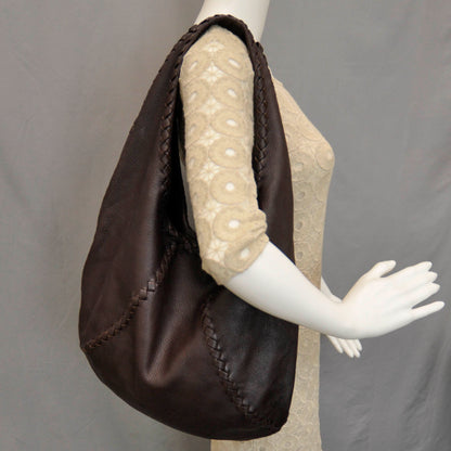 Bottega Veneta Leather Cervo Hobo Ebano 2 of 11