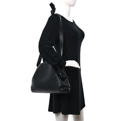 Bottega Veneta Nappa Intrecciato Medium Padded The Handle Tote Black 3 of 9